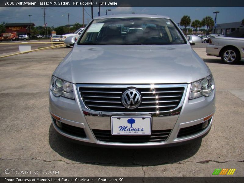 Reflex Silver / Pure Beige 2008 Volkswagen Passat VR6 Sedan