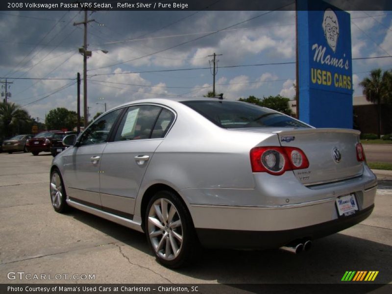 Reflex Silver / Pure Beige 2008 Volkswagen Passat VR6 Sedan