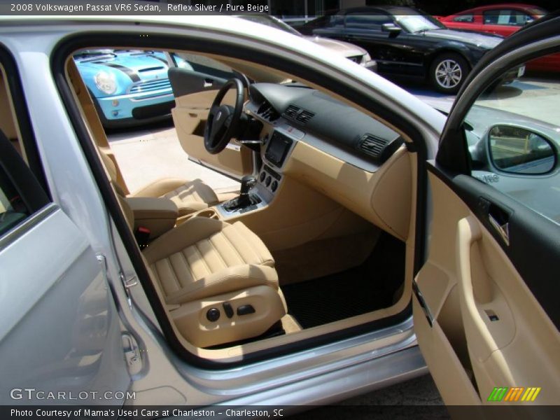 Reflex Silver / Pure Beige 2008 Volkswagen Passat VR6 Sedan