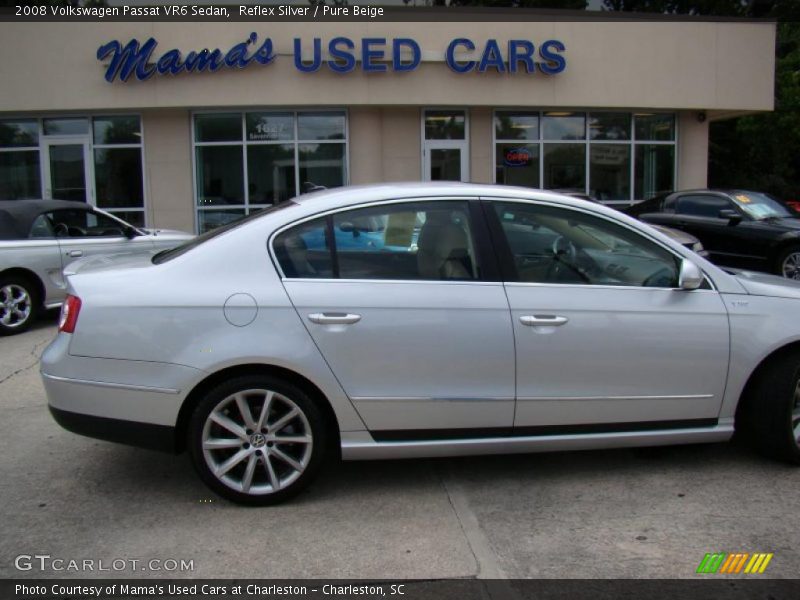 Reflex Silver / Pure Beige 2008 Volkswagen Passat VR6 Sedan