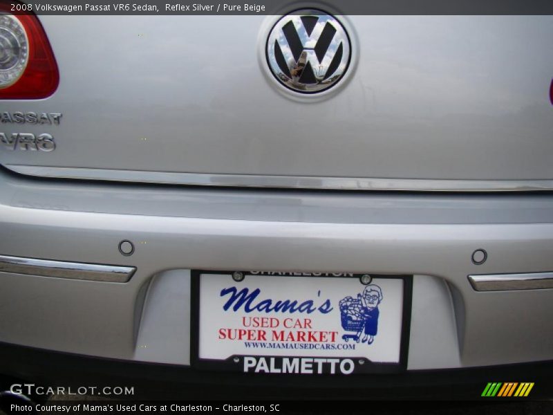 Reflex Silver / Pure Beige 2008 Volkswagen Passat VR6 Sedan