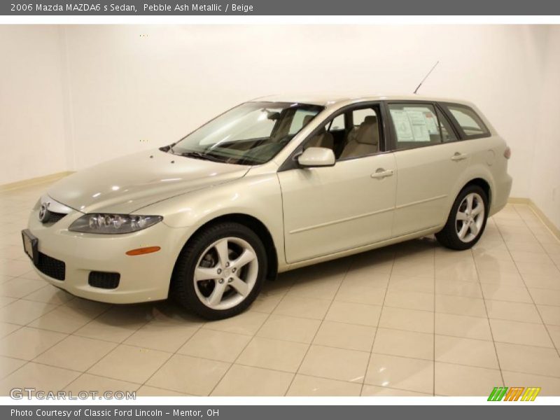 Pebble Ash Metallic / Beige 2006 Mazda MAZDA6 s Sedan