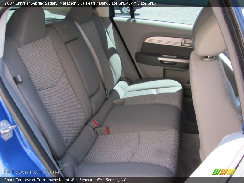 Marathon Blue Pearl / Dark Slate Gray/Light Slate Gray 2007 Chrysler Sebring Sedan