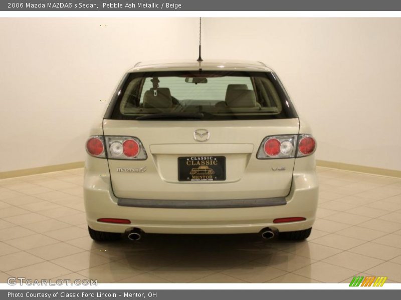 Pebble Ash Metallic / Beige 2006 Mazda MAZDA6 s Sedan