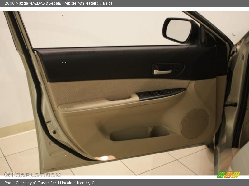 Pebble Ash Metallic / Beige 2006 Mazda MAZDA6 s Sedan