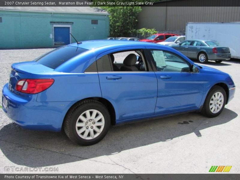 Marathon Blue Pearl / Dark Slate Gray/Light Slate Gray 2007 Chrysler Sebring Sedan