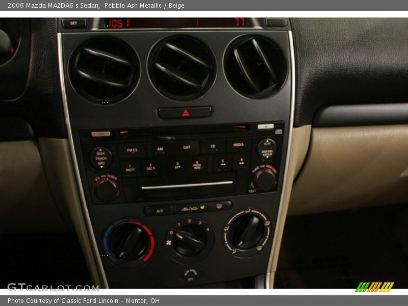 Pebble Ash Metallic / Beige 2006 Mazda MAZDA6 s Sedan