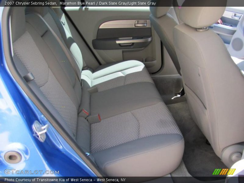 Marathon Blue Pearl / Dark Slate Gray/Light Slate Gray 2007 Chrysler Sebring Sedan
