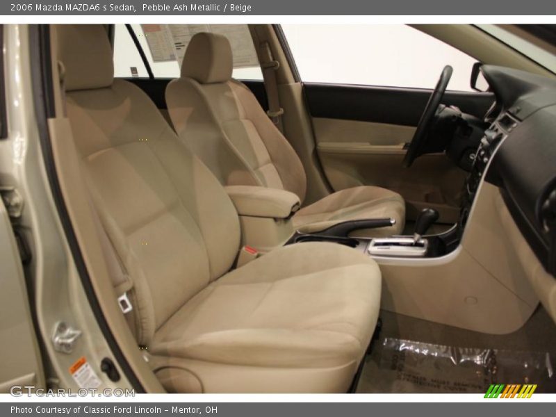 Pebble Ash Metallic / Beige 2006 Mazda MAZDA6 s Sedan
