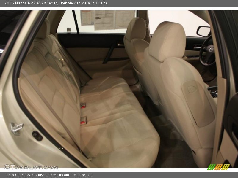 Pebble Ash Metallic / Beige 2006 Mazda MAZDA6 s Sedan