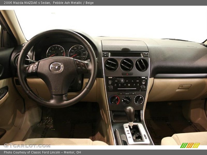 Pebble Ash Metallic / Beige 2006 Mazda MAZDA6 s Sedan