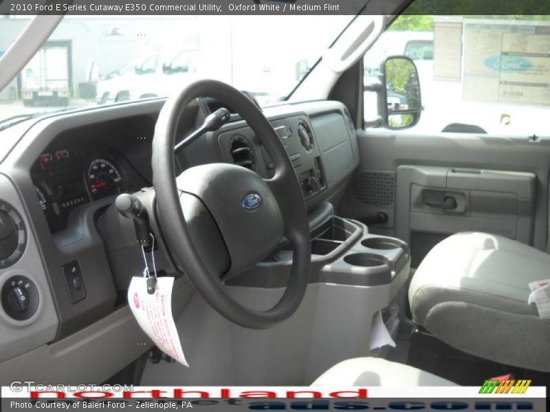Oxford White / Medium Flint 2010 Ford E Series Cutaway E350 Commercial Utility
