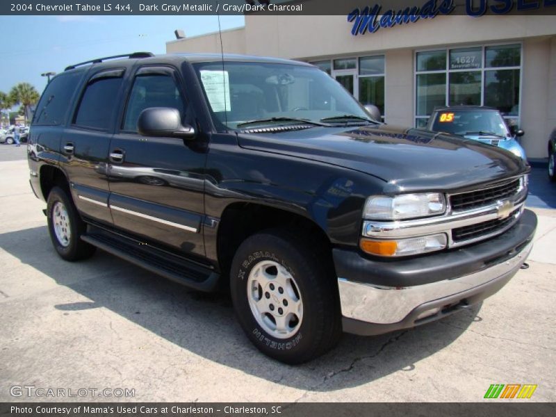Dark Gray Metallic / Gray/Dark Charcoal 2004 Chevrolet Tahoe LS 4x4