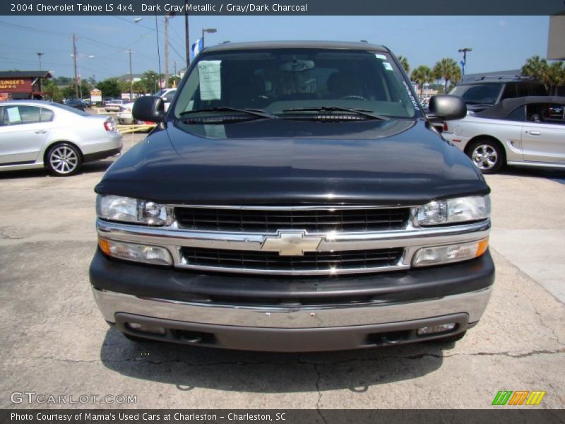 Dark Gray Metallic / Gray/Dark Charcoal 2004 Chevrolet Tahoe LS 4x4