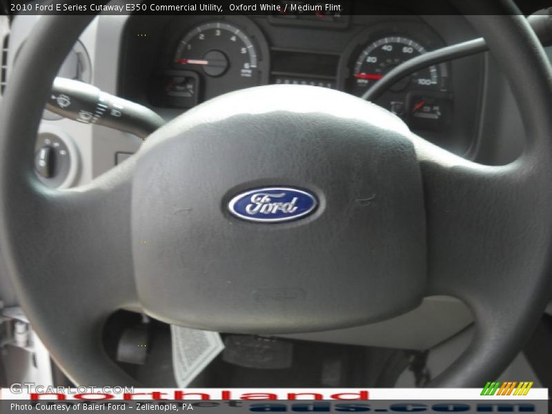 Oxford White / Medium Flint 2010 Ford E Series Cutaway E350 Commercial Utility