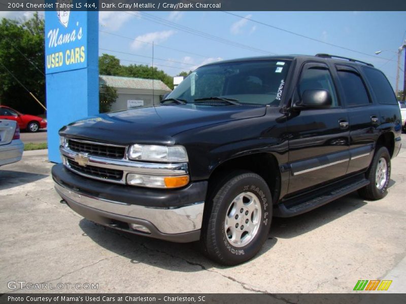 Dark Gray Metallic / Gray/Dark Charcoal 2004 Chevrolet Tahoe LS 4x4