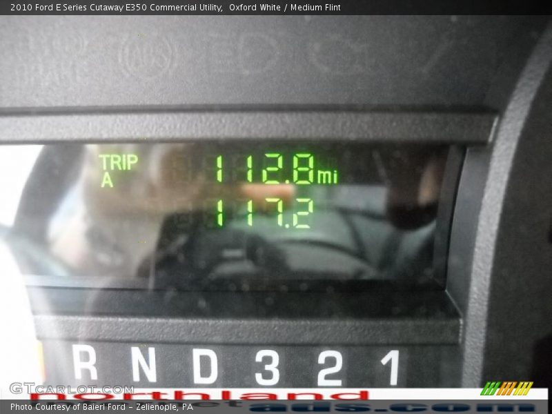 Oxford White / Medium Flint 2010 Ford E Series Cutaway E350 Commercial Utility