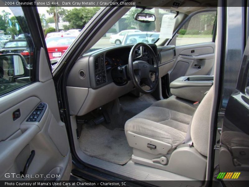 Dark Gray Metallic / Gray/Dark Charcoal 2004 Chevrolet Tahoe LS 4x4