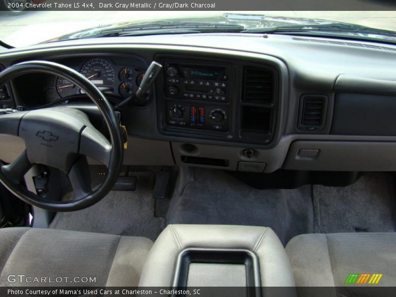Dark Gray Metallic / Gray/Dark Charcoal 2004 Chevrolet Tahoe LS 4x4