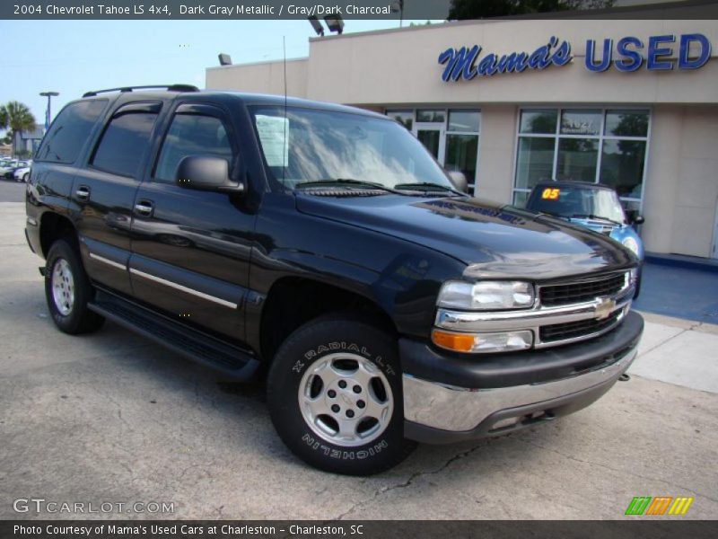 Dark Gray Metallic / Gray/Dark Charcoal 2004 Chevrolet Tahoe LS 4x4