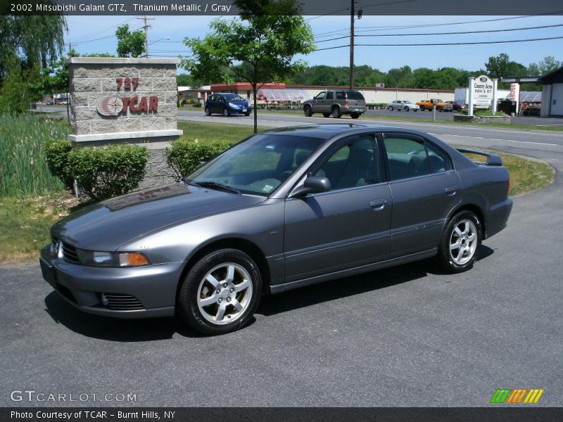 Titanium Metallic / Gray 2002 Mitsubishi Galant GTZ
