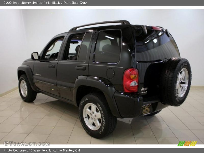 Black / Dark Slate Gray 2002 Jeep Liberty Limited 4x4