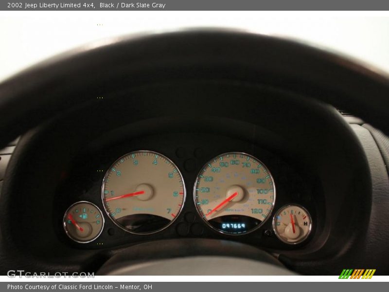 Black / Dark Slate Gray 2002 Jeep Liberty Limited 4x4