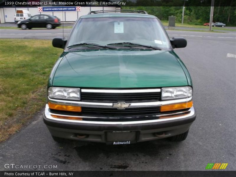 Meadow Green Metallic / Medium Gray 1999 Chevrolet Blazer LS 4x4