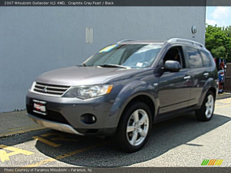 Graphite Gray Pearl / Black 2007 Mitsubishi Outlander XLS 4WD