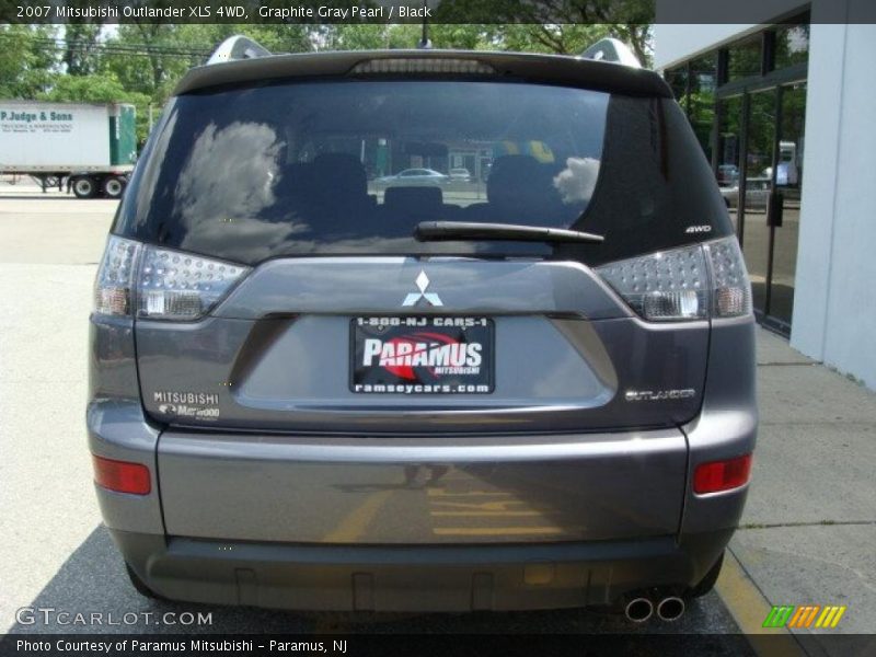 Graphite Gray Pearl / Black 2007 Mitsubishi Outlander XLS 4WD