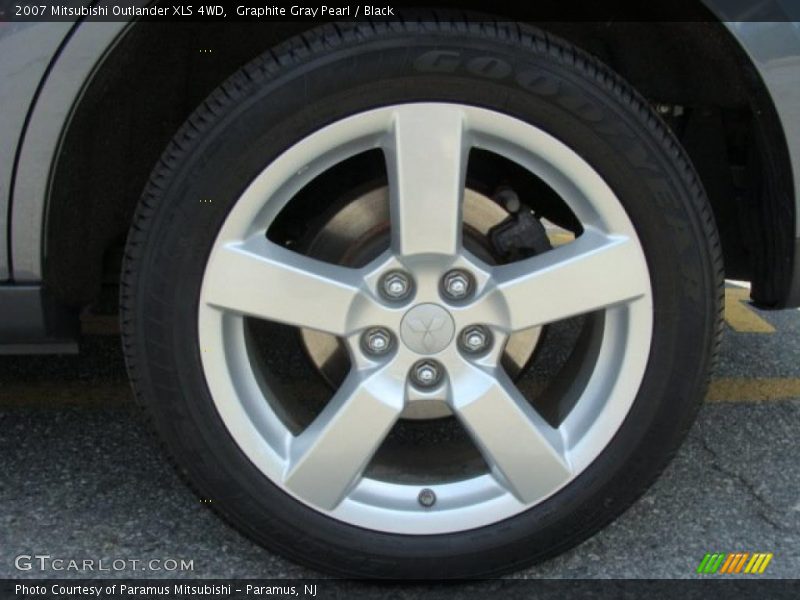Graphite Gray Pearl / Black 2007 Mitsubishi Outlander XLS 4WD