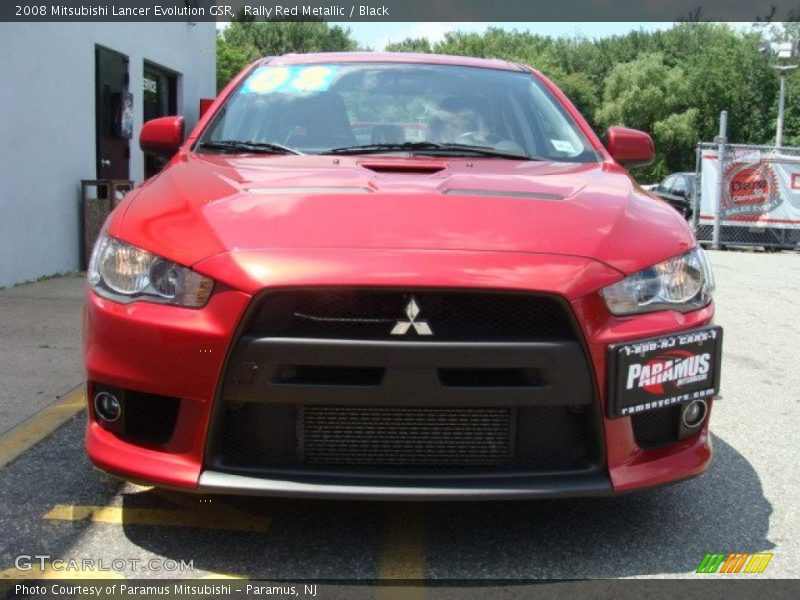 Rally Red Metallic / Black 2008 Mitsubishi Lancer Evolution GSR