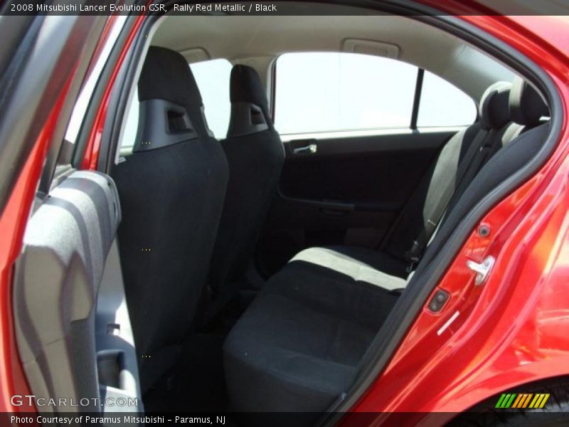 Rally Red Metallic / Black 2008 Mitsubishi Lancer Evolution GSR