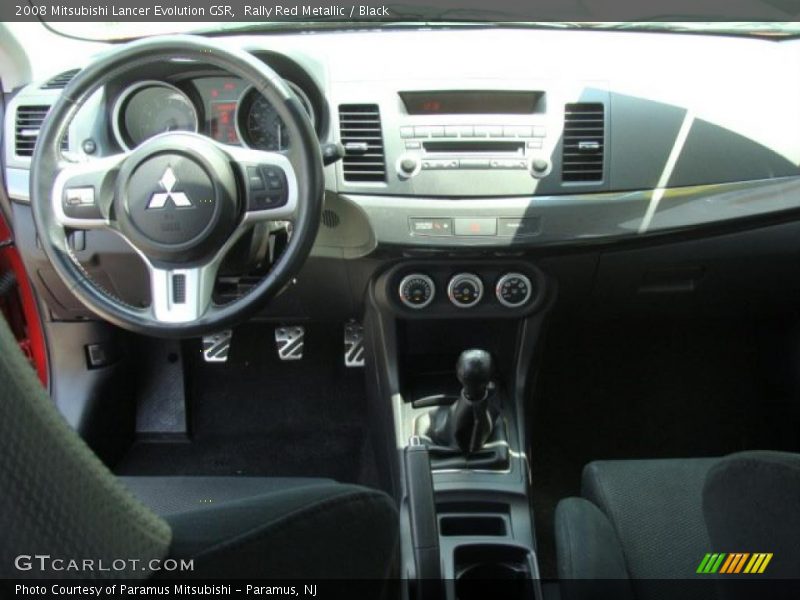 Rally Red Metallic / Black 2008 Mitsubishi Lancer Evolution GSR