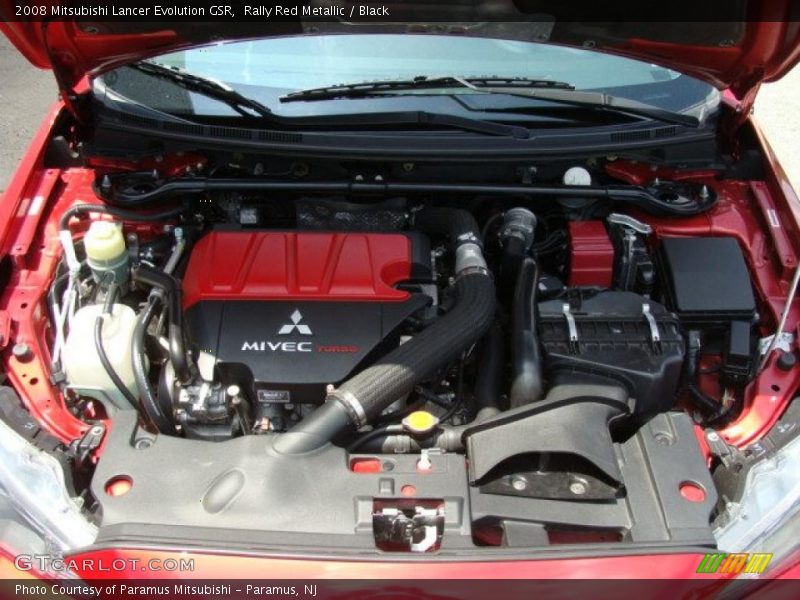 Rally Red Metallic / Black 2008 Mitsubishi Lancer Evolution GSR
