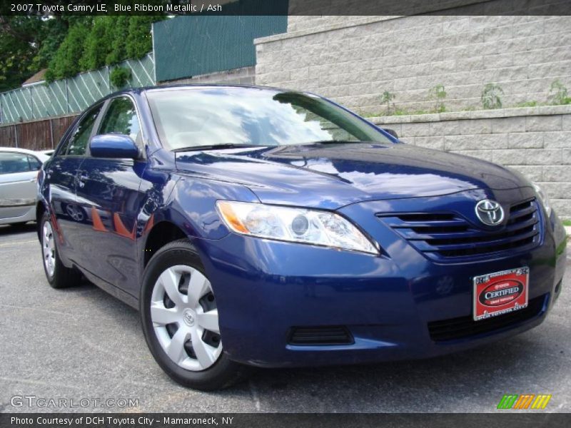 Blue Ribbon Metallic / Ash 2007 Toyota Camry LE