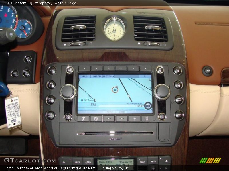 White / Beige 2010 Maserati Quattroporte