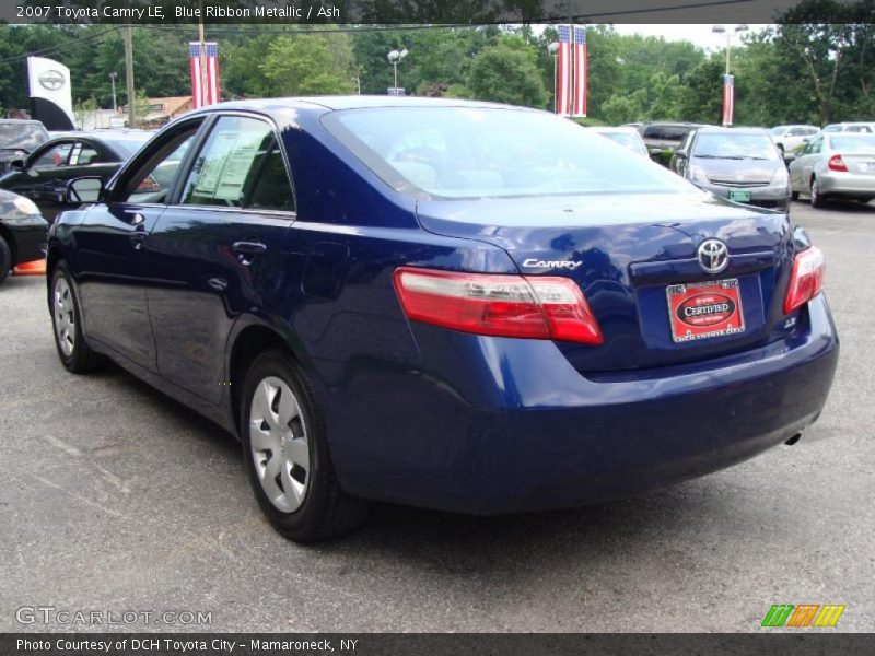 Blue Ribbon Metallic / Ash 2007 Toyota Camry LE