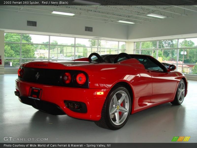 Red / Nero (Black) 2003 Ferrari 360 Spider