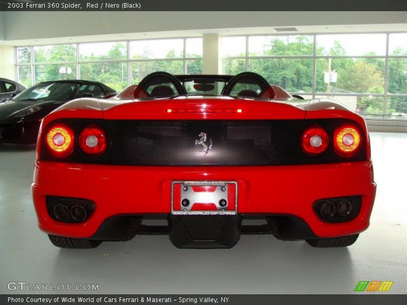 Red / Nero (Black) 2003 Ferrari 360 Spider