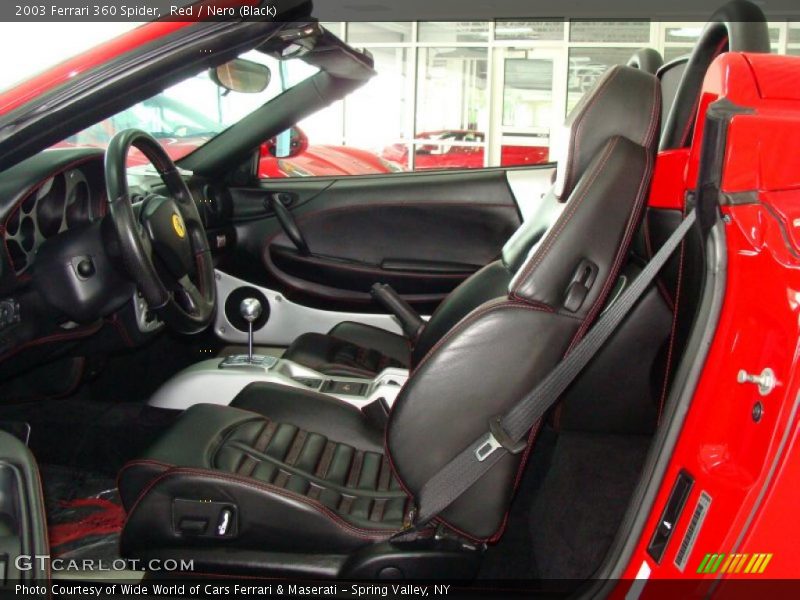 Red / Nero (Black) 2003 Ferrari 360 Spider