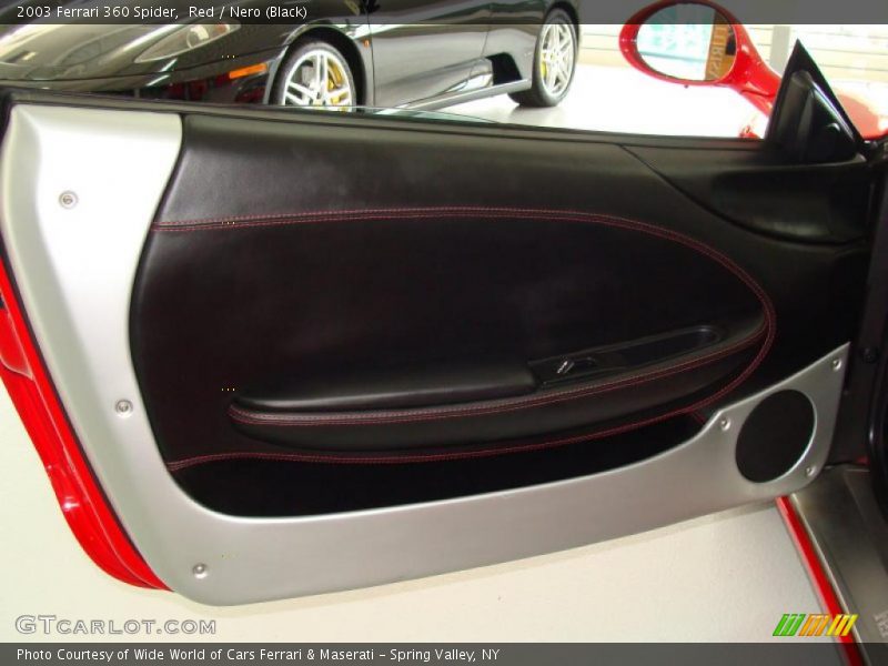 Red / Nero (Black) 2003 Ferrari 360 Spider