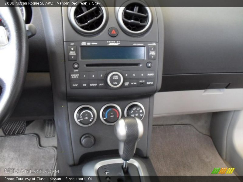 Venom Red Pearl / Gray 2008 Nissan Rogue SL AWD