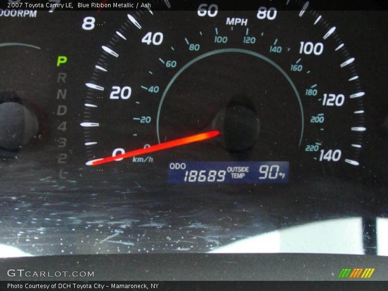 Blue Ribbon Metallic / Ash 2007 Toyota Camry LE