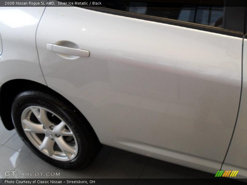 Silver Ice Metallic / Black 2008 Nissan Rogue SL AWD