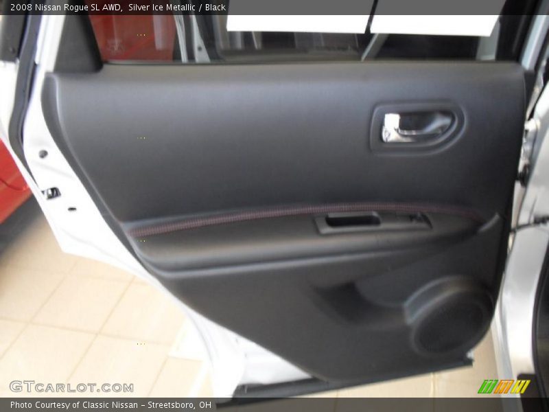 Silver Ice Metallic / Black 2008 Nissan Rogue SL AWD