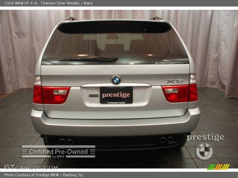 Titanium Silver Metallic / Black 2006 BMW X5 4.4i