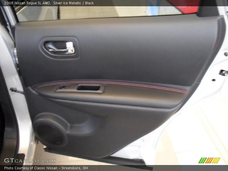 Silver Ice Metallic / Black 2008 Nissan Rogue SL AWD
