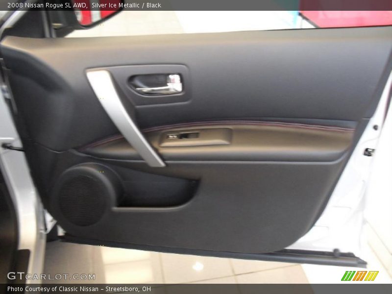 Silver Ice Metallic / Black 2008 Nissan Rogue SL AWD
