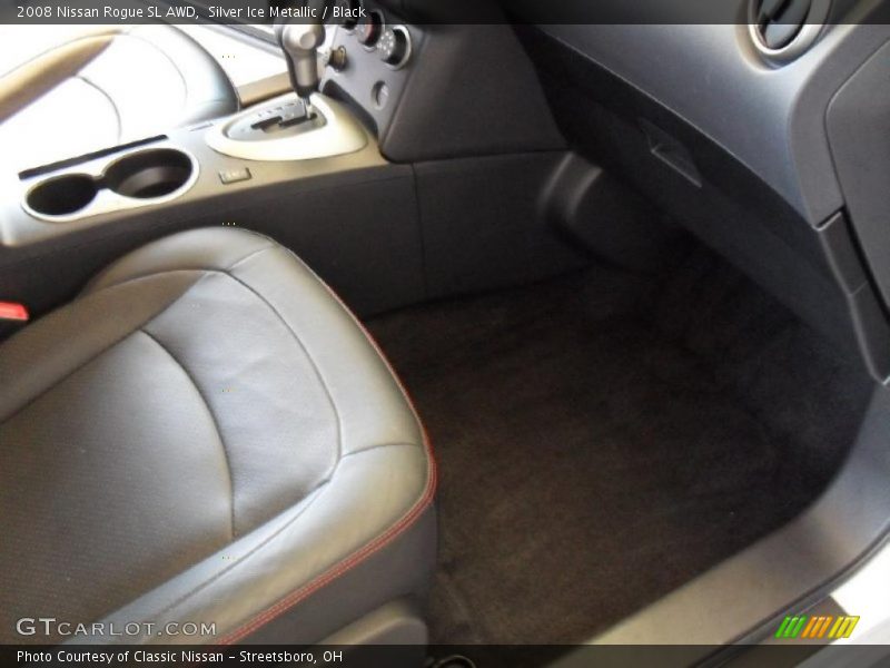 Silver Ice Metallic / Black 2008 Nissan Rogue SL AWD